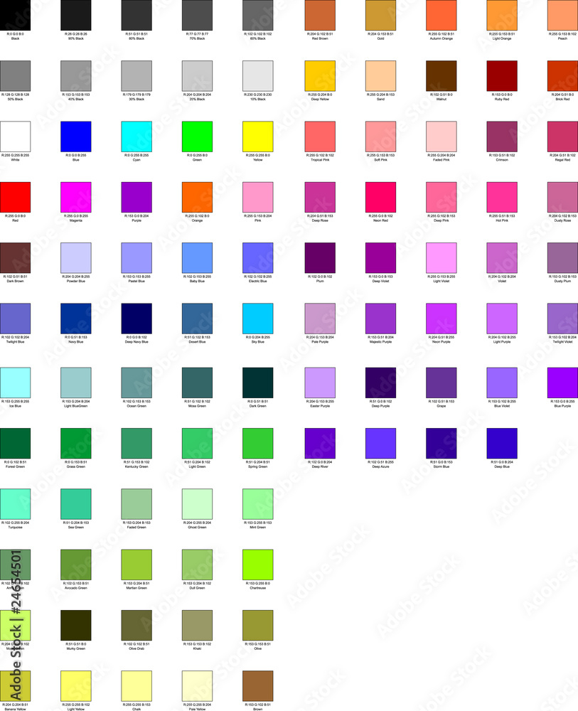 Palette color Palette color