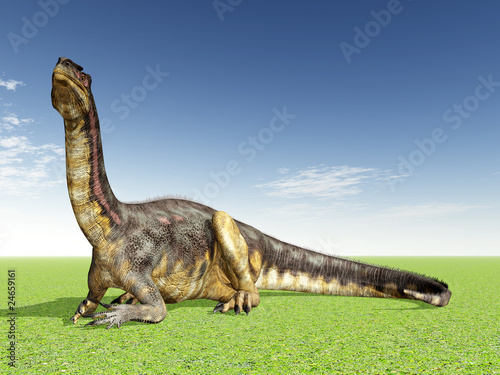 Obraz na płótnie zwierzę 3D gad bezdroża dinozaur