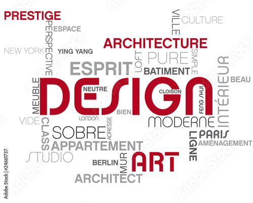 design,mots image sur le thème du design