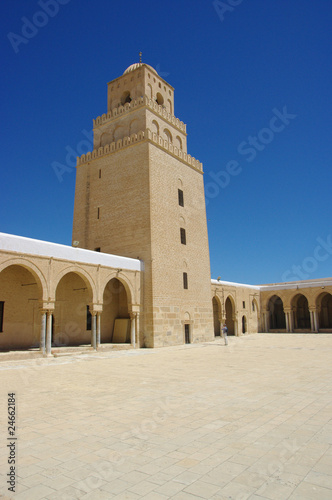 la grande mosquée de Kairouan (tunisie) © Thierry Hoarau