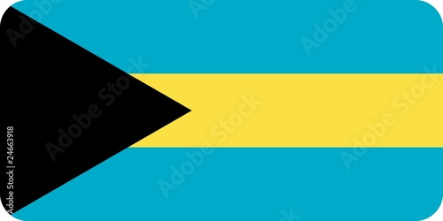 Free Download Drapeau des Bahamas aux coins arrondis - GFXLoad