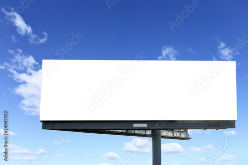Blank billboard photo
