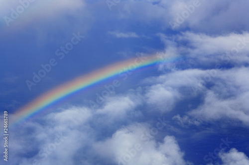 real rainbow in sky © leungchopan