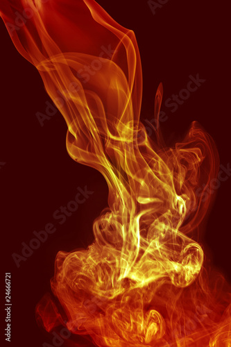 Abstract background of beautiful color smoke waves.