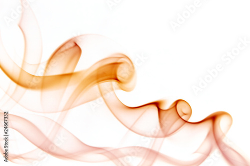 Abstract background of beautiful color smoke waves.