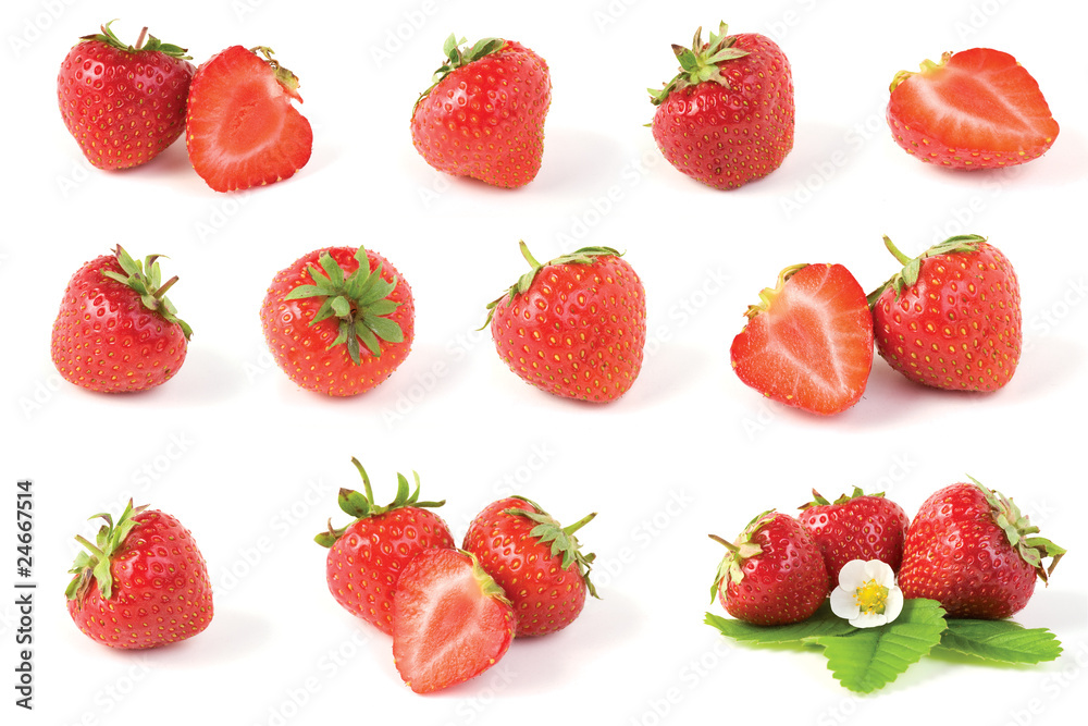 Various red strawberry Various red strawberry
