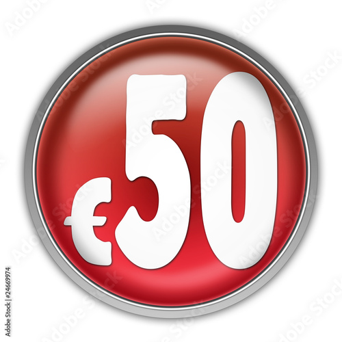 50 Euro Button