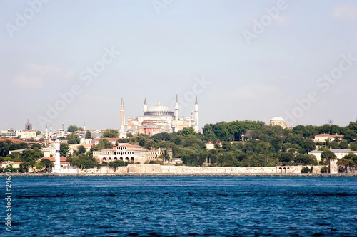 Scenuc view of Hagia Sophia in Istanbul