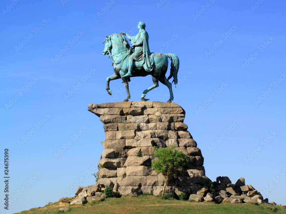 Naklejka premium George III equestrian statue Windsor Castle