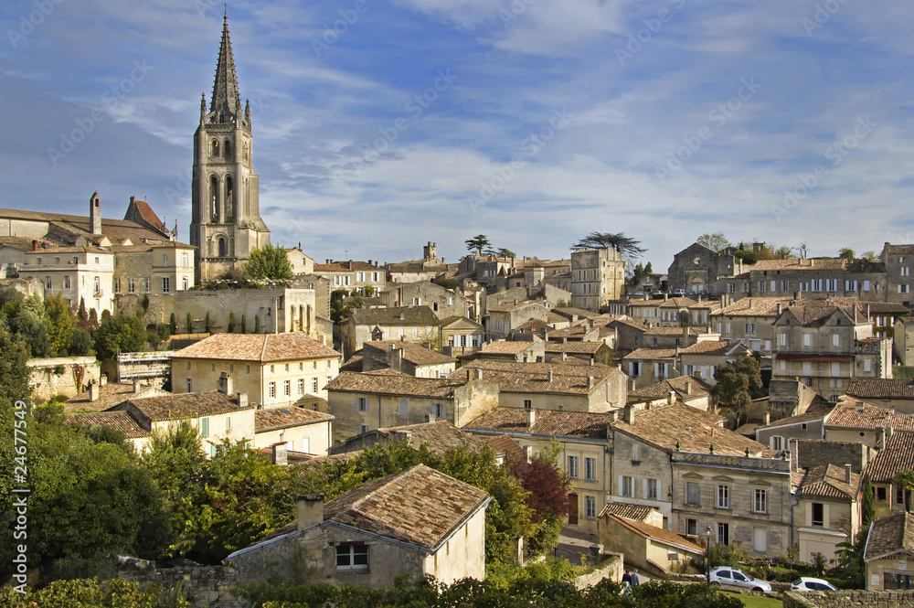 Rooftops of Saint Emilion - A Unesco World Heritage Site.