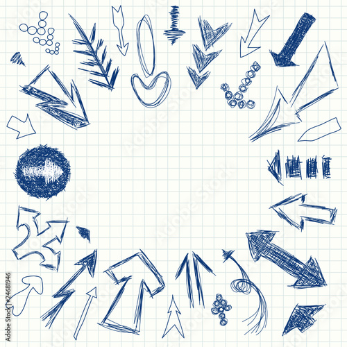 Set of Ink Arrows