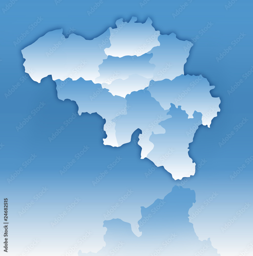 Belgien Karte
