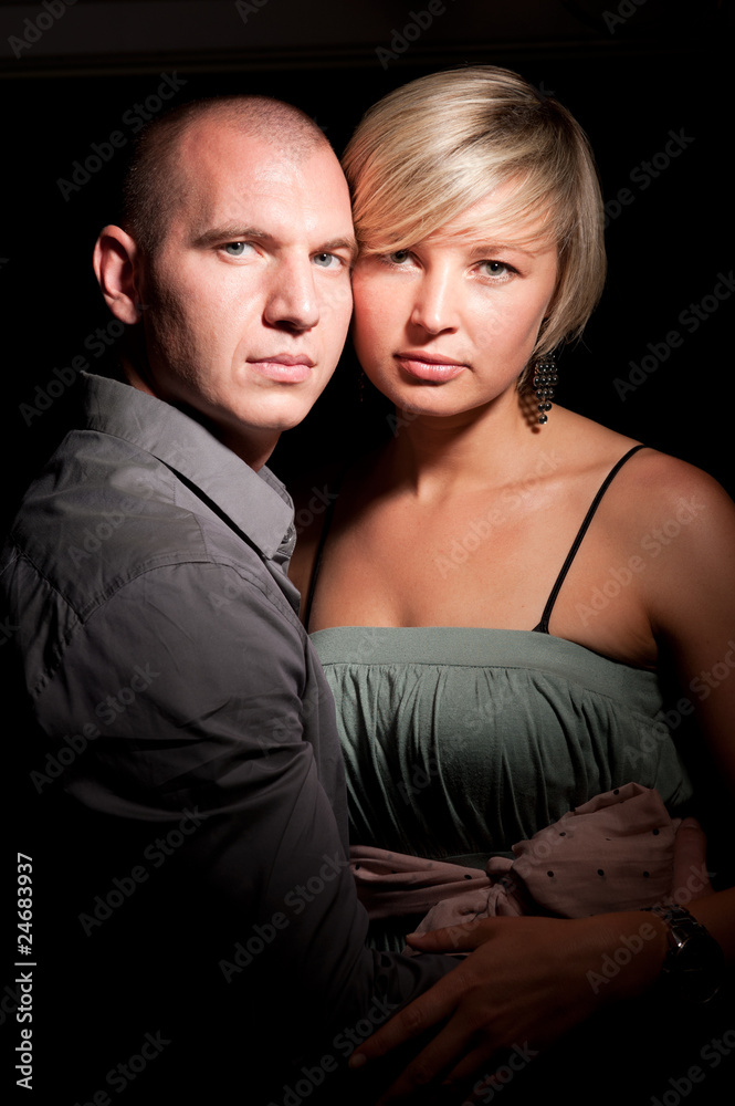 Fototapeta premium Paar Low Key