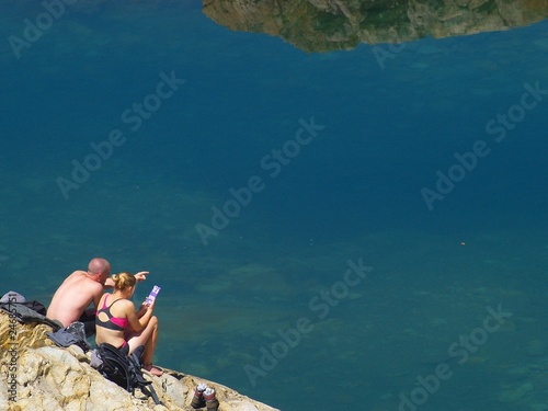 Φωτογραφία Bronze au bord du lac
