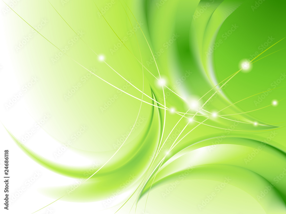 Fototapeta premium Abstract green background (no mesh, EPS8)