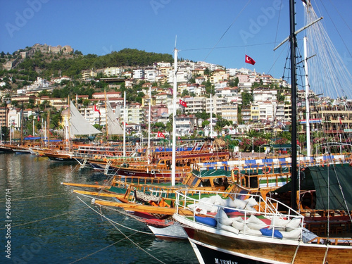 Port in Alanya, Turkey