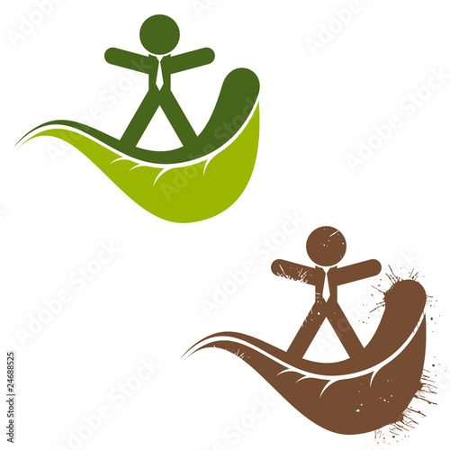 blatt natur mensch symbol zeichen
