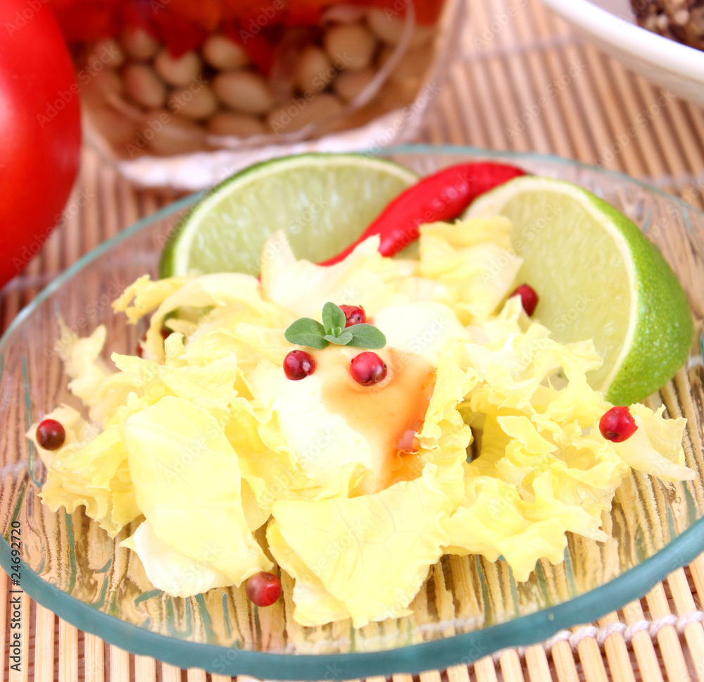Frischer Salat Frischer Salat