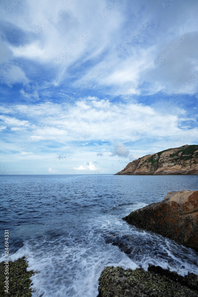 landscape and wave