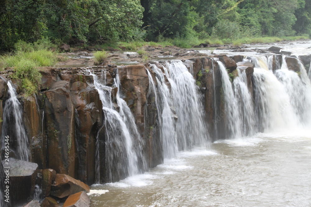 Pha Suam Waterfall, Champasak, Lao People's Democratic Republic