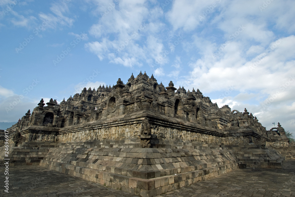 Borobudur Temple in Central Java,Indonesia