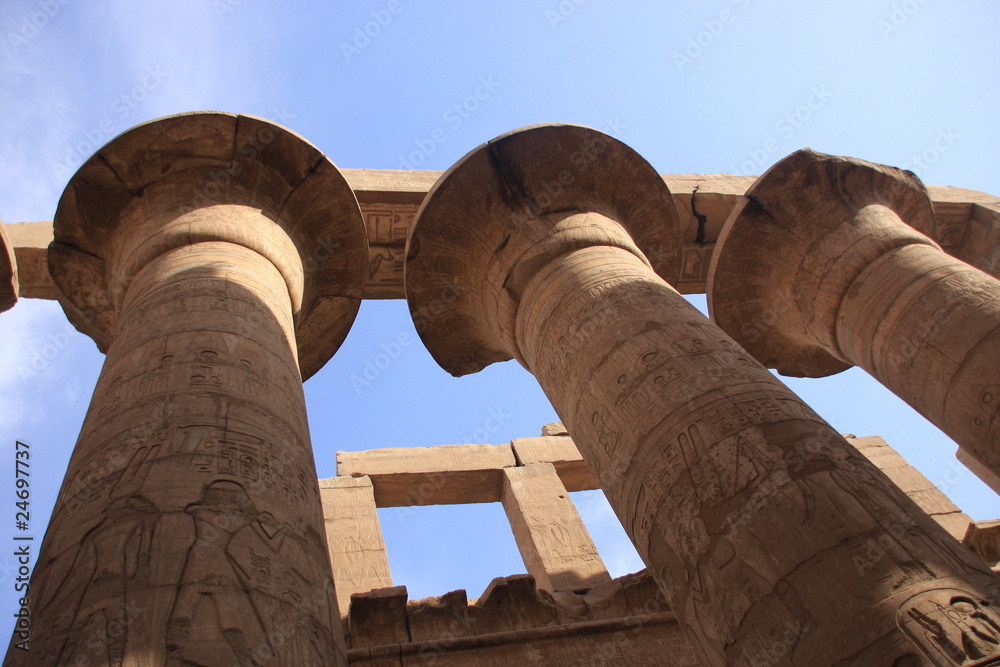 colonnes à Karnak