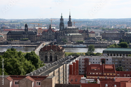 Blick auf Dresden