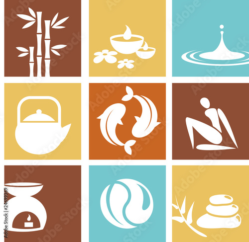 Zen and spa icons