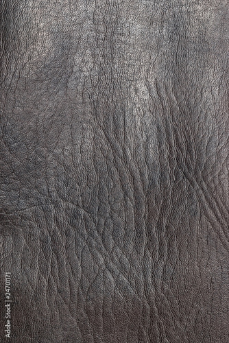 Vertical closeup of seamless brown leather texture