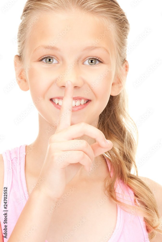 finger on lips finger on lips