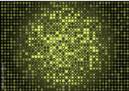 Green vector background glittering wall illustration