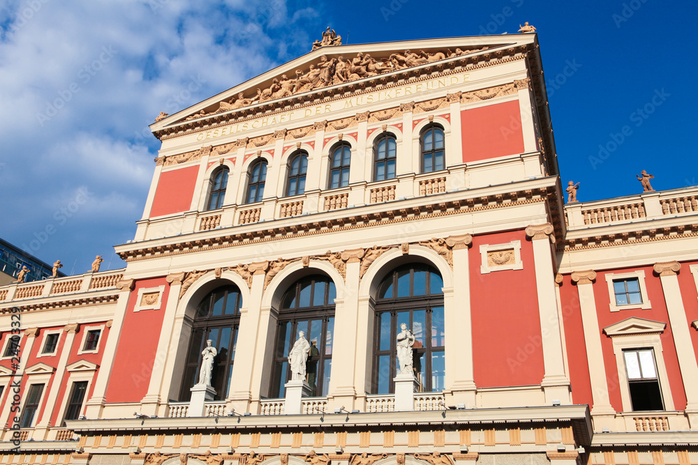 Musikverein in Vienna, famous concert hall of classical music