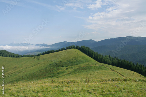 Polonina of Karpaty