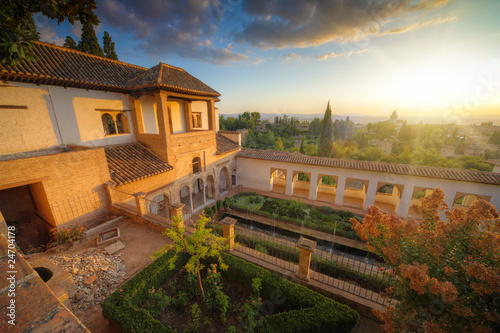 Alhambra palace, Granada, Spain