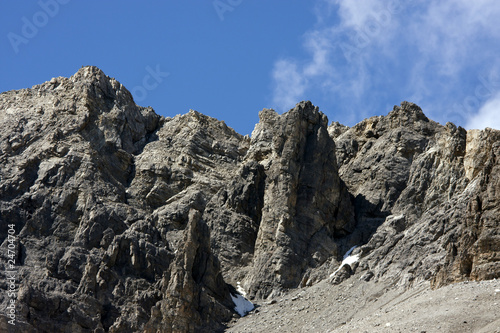 Felsformation Nähe Scarljoch - Südtirol, Italien