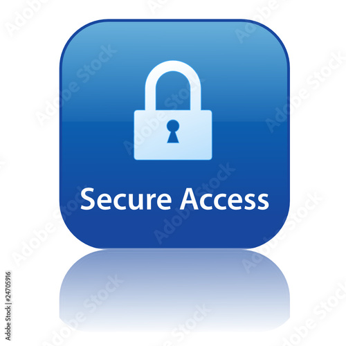 SECURE ACCESS Web Button (security session internet padlock ok)