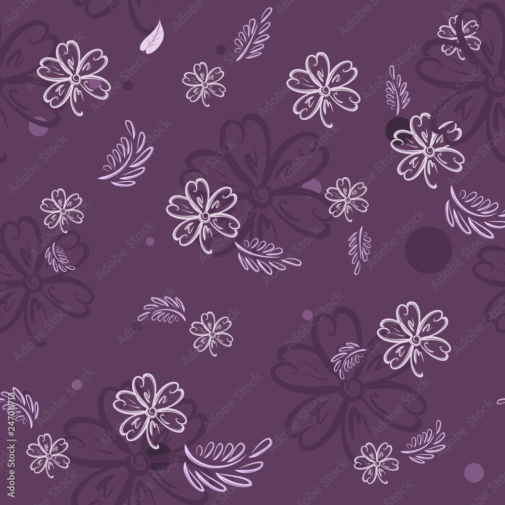 floral seamless background