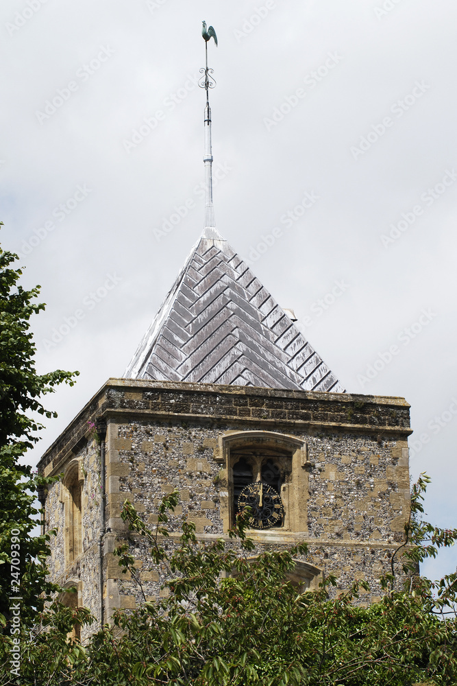 Fototapeta premium St. Nicholas church tower. Arundel. West Sussex. England