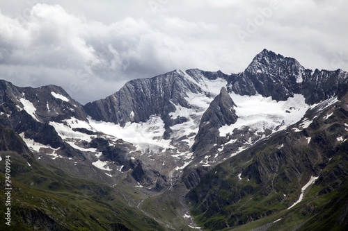 Blick auf   tztaler Alpen - auf dem Weg zum Timmelsjoch
