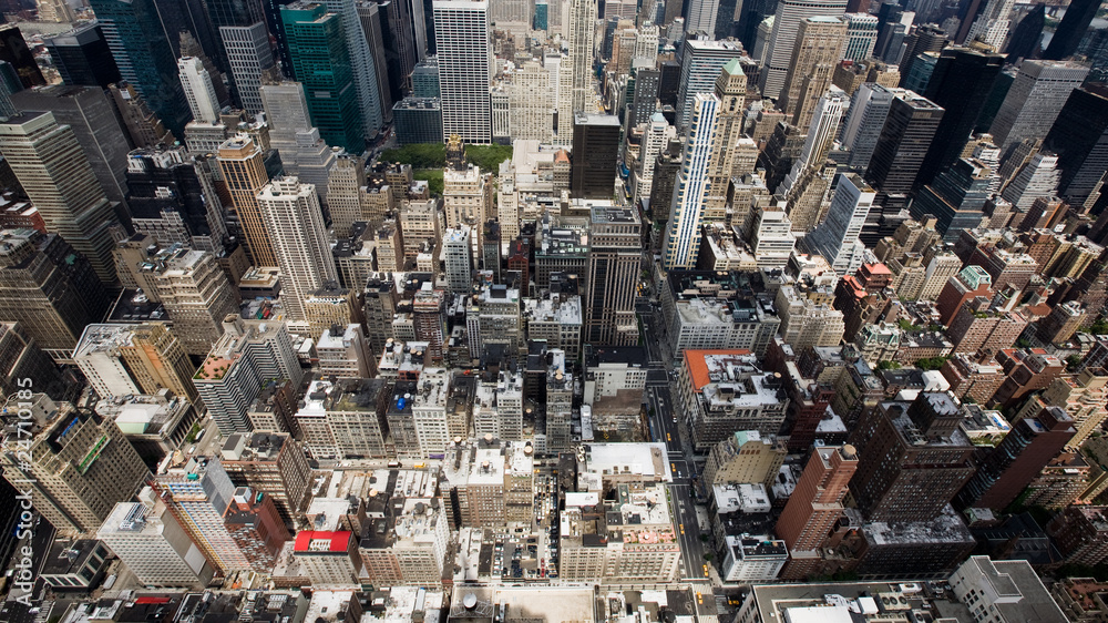 Fototapeta premium Wolkenkratzer in New York City
