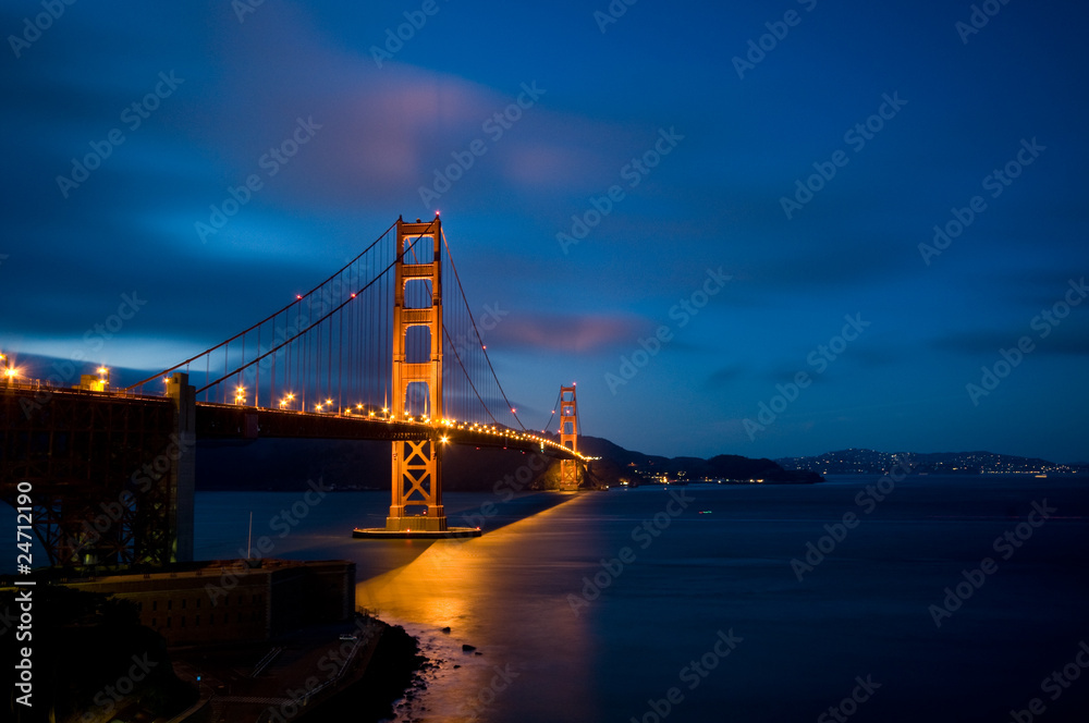 san francisco golden gate bridge at night san francisco golden gate bridge at night