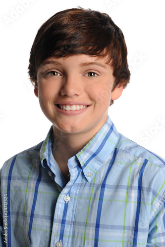 Portrait of Young Boy Smiling