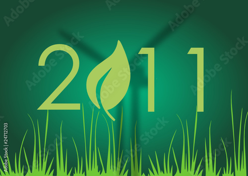 2011 vert éolienne