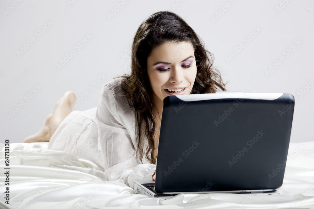 Working on the bed Working on the bed