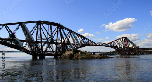 Forth rail bridge in Queensferry, Scotland