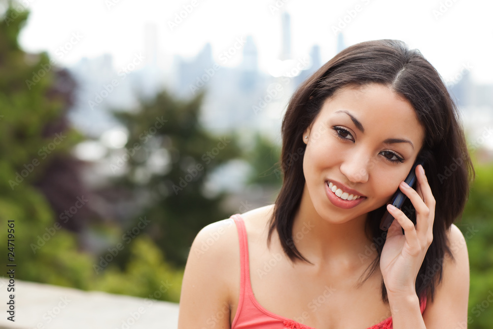 Woman on the phone