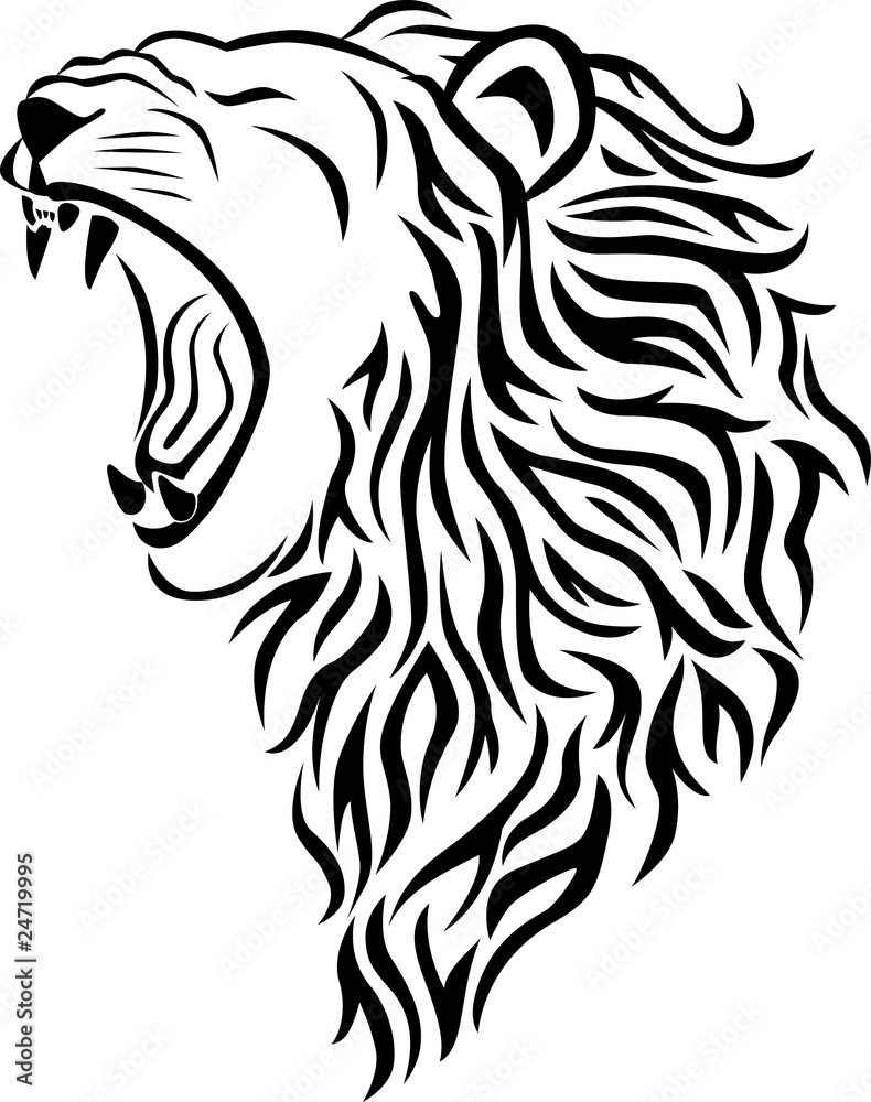 Lion head tattoo Lion head tattoo