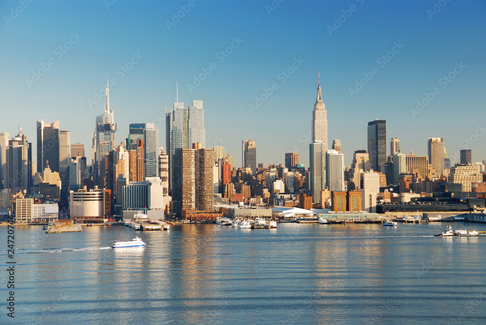 Naklejka premium MANHATTAN, MIASTO NOWY JORK