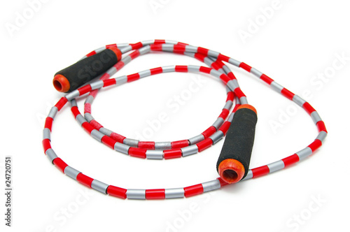 sport jump-rope isolated on white background