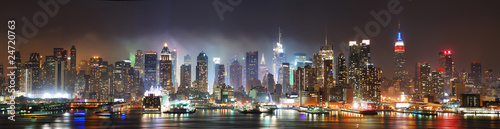 Fototapeta Naklejka Na Ścianę i Meble -  Manhattan New York City panorama